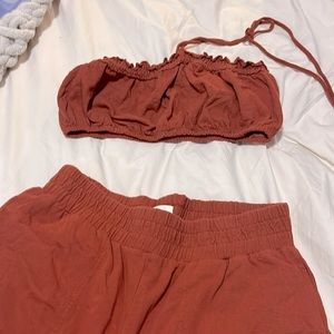 FREE PEOPLE BEACH two-piece set.